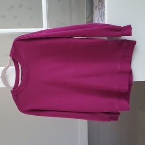 Lululemon oversize hot pink sweatshirt. Size S